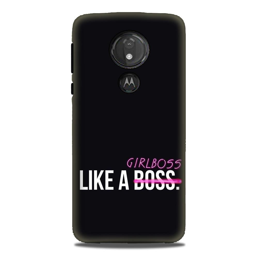 Like a Girl Boss Mobile Back Case for G7power (Design - 265) Like a Girl Boss Case for G7power (Design No. 265)