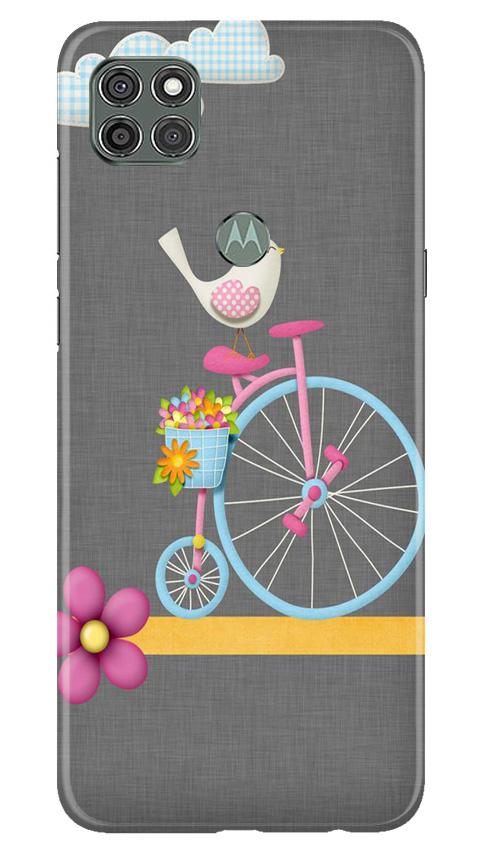 Sparron with cycle Mobile Back Case for Moto G9 Power (Design - 34) Sparron with cycle Case for Moto G9 Power