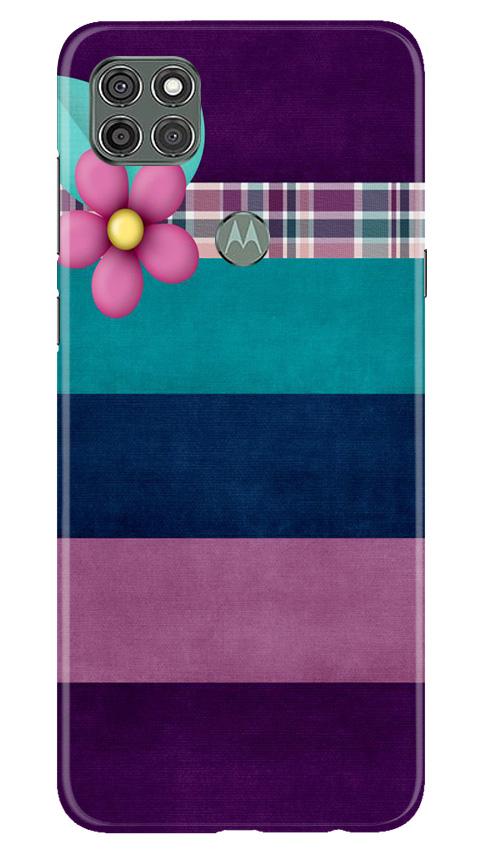 Purple Blue Mobile Back Case for Moto G9 Power (Design - 37) Purple Blue Case for Moto G9 Power