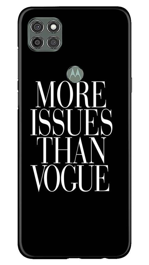 More Issues than Vague Mobile Back Case for Moto G9 Power (Design - 74) More Issues than Vague Case for Moto G9 Power