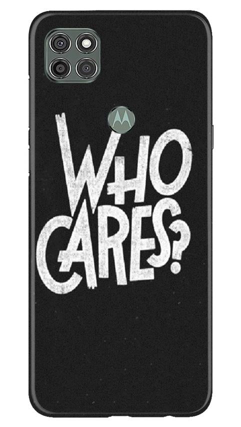Who Cares Mobile Back Case for Moto G9 Power (Design - 94) Who Cares Case for Moto G9 Power