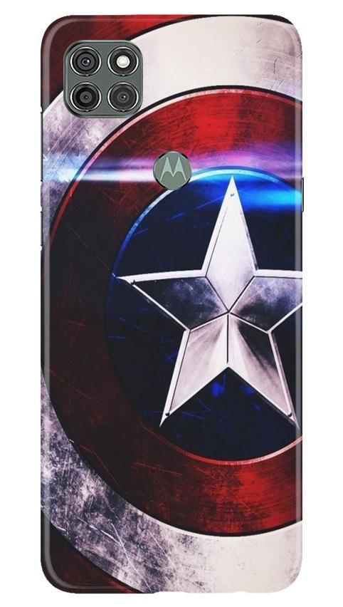 Captain America Shield Mobile Back Case for Moto G9 Power (Design - 250) Captain America Shield Case for Moto G9 Power (Design No. 250)