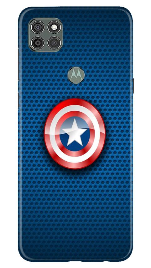 Captain America Shield Mobile Back Case for Moto G9 Power (Design - 253) Captain America Shield Case for Moto G9 Power (Design No. 253)