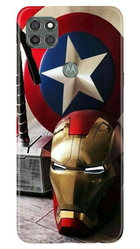 Ironman Captain America Mobile Back Case for Moto G9 Power (Design - 254) Ironman Captain America Case for Moto G9 Power (Design No. 254)