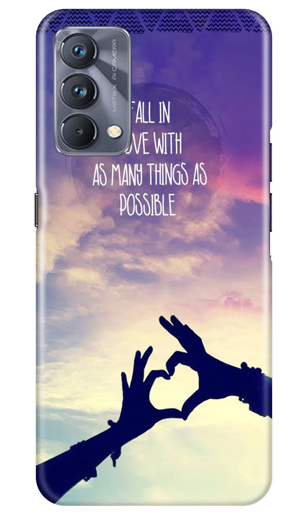Fall in love Mobile Back Case for Realme GT 5G Master Edition (Design - 50) Fall in love Case for Realme GT 5G Master Edition
