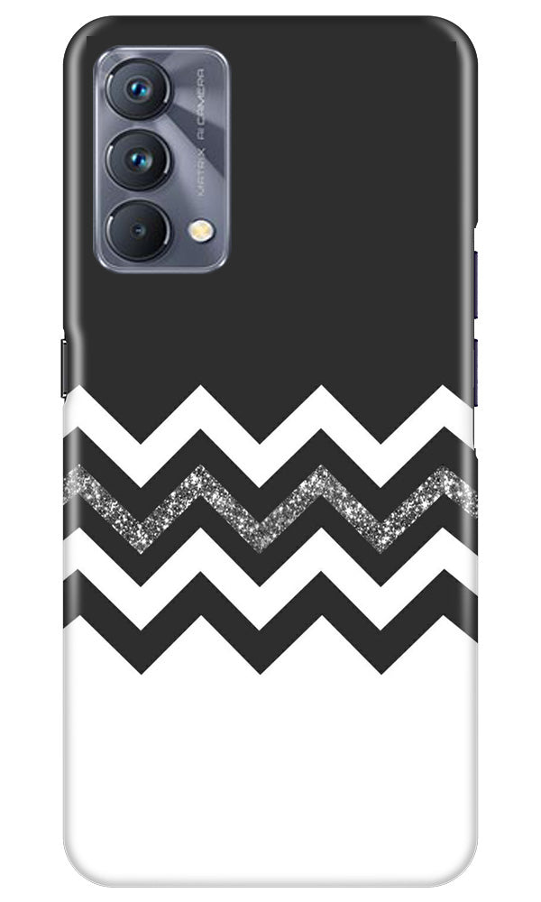 Black white Pattern2Mobile Back Case for Realme GT 5G Master Edition (Design - 83) Black white Pattern2Case for Realme GT 5G Master Edition