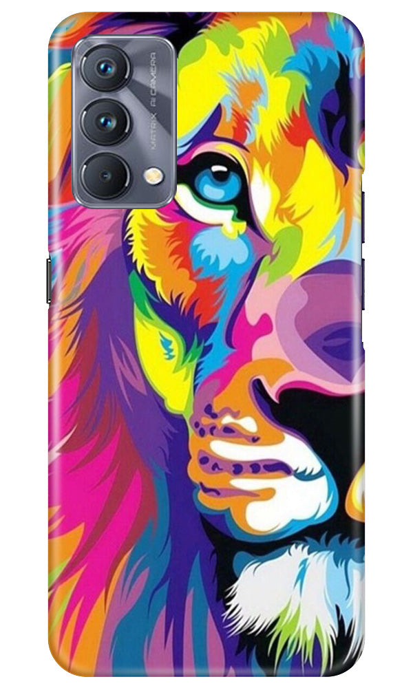 Colorful Lion Mobile Back Case for Realme GT 5G Master Edition (Design - 110) Colorful Lion Case for Realme GT 5G Master Edition (Design - 110)