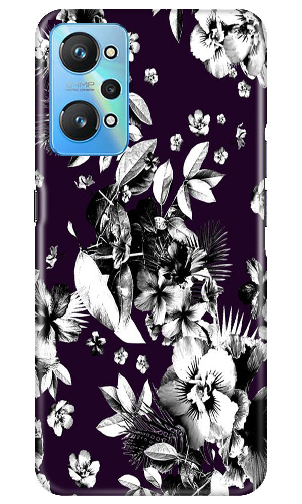 white flowers Mobile Back Case for Realme GT Neo 2 (Design - 7) white flowers Case for Realme GT Neo 2