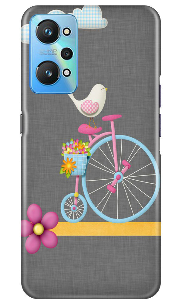 Sparron with cycle Mobile Back Case for Realme GT Neo 2 (Design - 34) Sparron with cycle Case for Realme GT Neo 2