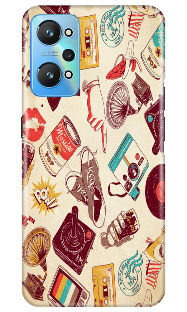 Vintage Mobile Back Case for Realme GT Neo 2 (Design - 35) Vintage Case for Realme GT Neo 2