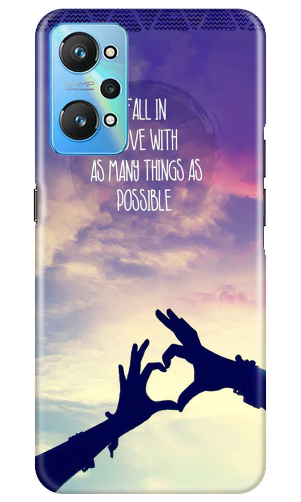 Fall in love Mobile Back Case for Realme GT Neo 2 (Design - 50) Fall in love Case for Realme GT Neo 2