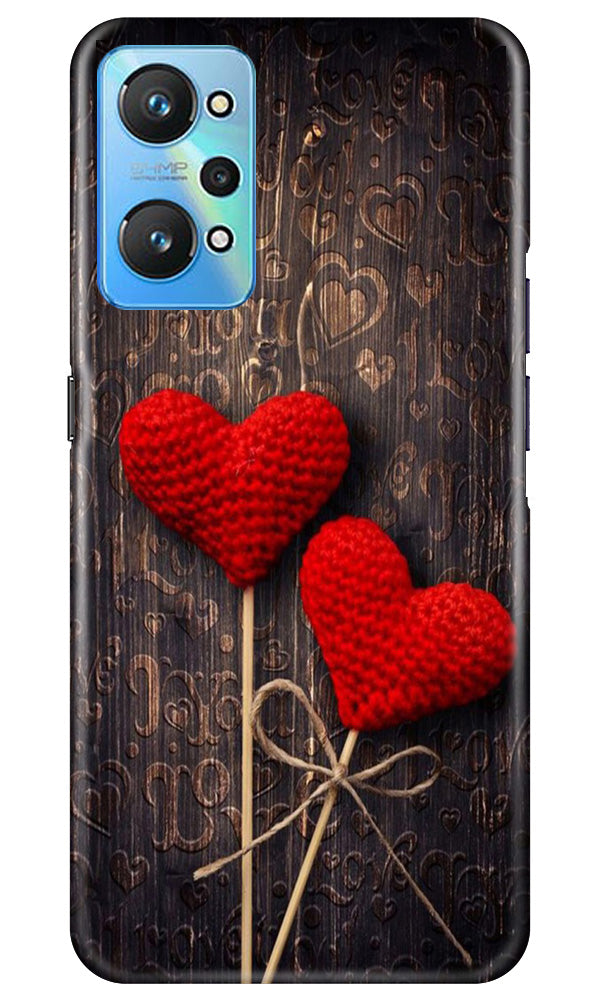 Red Hearts Mobile Back Case for Realme GT Neo 2 (Design - 80) Red Hearts Case for Realme GT Neo 2