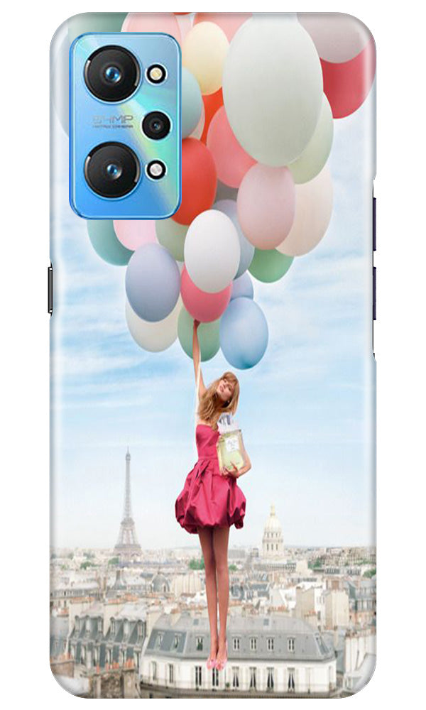Girl with Baloon Mobile Back Case for Realme GT Neo 2 (Design - 84) Girl with Baloon Case for Realme GT Neo 2