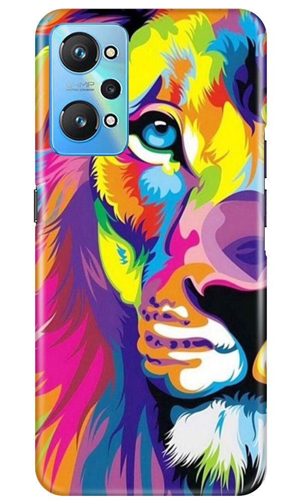 Colorful Lion Mobile Back Case for Realme GT Neo 2 (Design - 110) Colorful Lion Case for Realme GT Neo 2 (Design - 110)