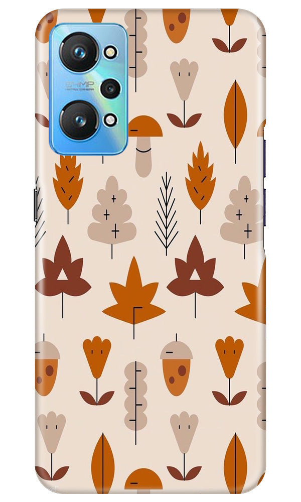 Leaf Pattern Art Mobile Back Case for Realme GT Neo 2 (Design - 132) Leaf Pattern Art Case for Realme GT Neo 2 (Design - 132)