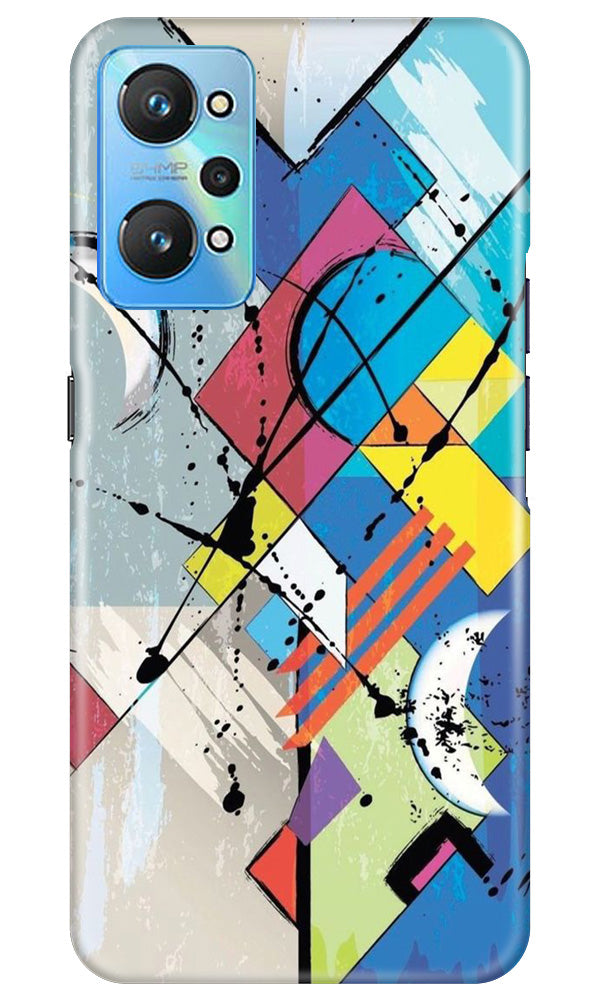 Modern Art Mobile Back Case for Realme GT Neo 2 (Design - 203) Modern Art Case for Realme GT Neo 2 (Design No. 203)