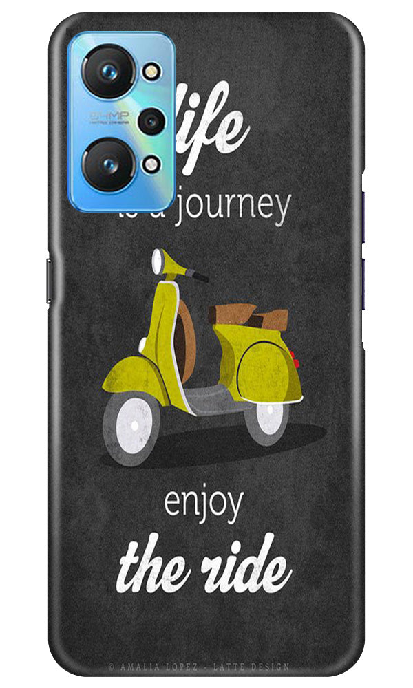 Vintage Scooter Mobile Back Case for Realme GT Neo 2 (Design - 229) Vintage Scooter Case for Realme GT Neo 2 (Design No. 229)