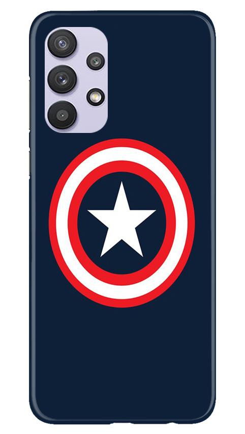 Captain America Mobile Back Case for Samsung Galaxy A32 5G (Design - 42) Captain America Case for Samsung Galaxy A32 5G
