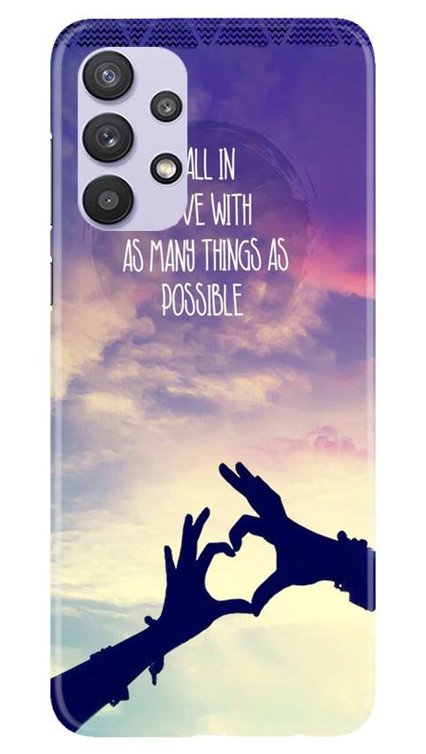 Fall in love Mobile Back Case for Samsung Galaxy A32 5G (Design - 50) Fall in love Case for Samsung Galaxy A32 5G
