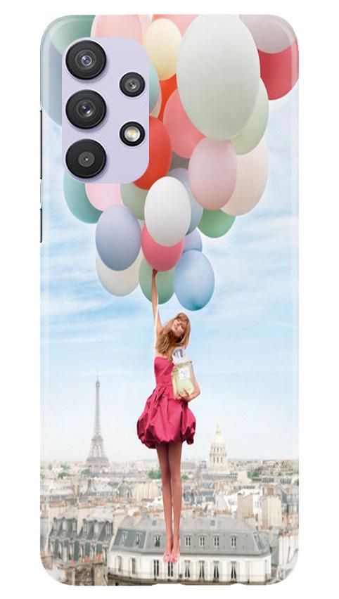 Girl with Baloon Mobile Back Case for Samsung Galaxy A32 5G (Design - 84) Girl with Baloon Case for Samsung Galaxy A32 5G