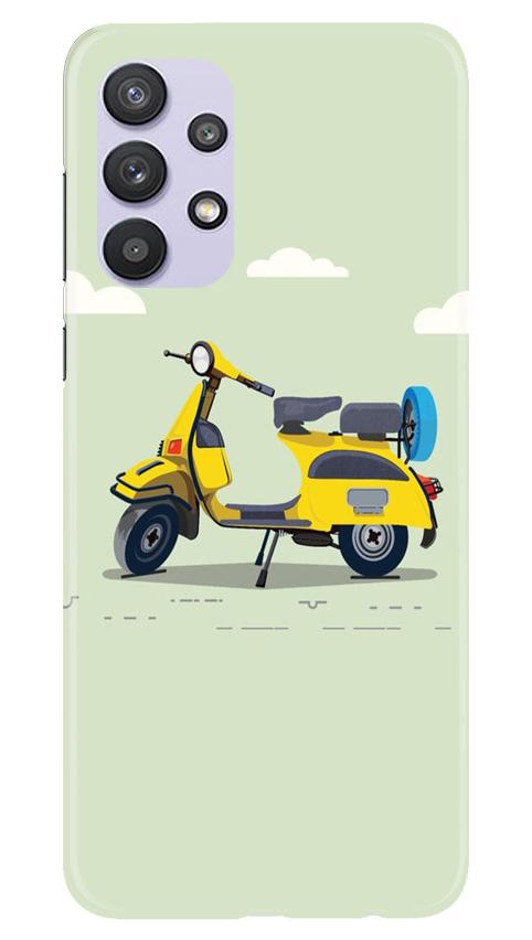 Vintage Scooter Mobile Back Case for Samsung Galaxy A32 5G (Design - 260) Vintage Scooter Case for Samsung Galaxy A32 5G (Design No. 260)
