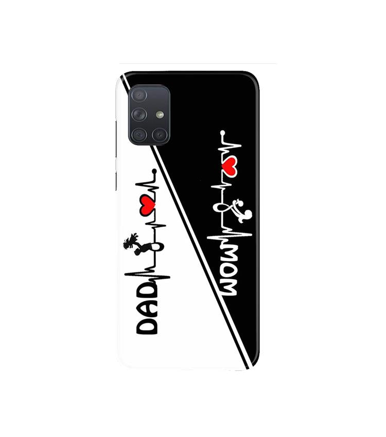 Love Mom Dad Mobile Back Case for Samsung Galaxy A71 (Design - 385) Love Mom Dad Mobile Back Case for Samsung Galaxy A71 (Design - 385)