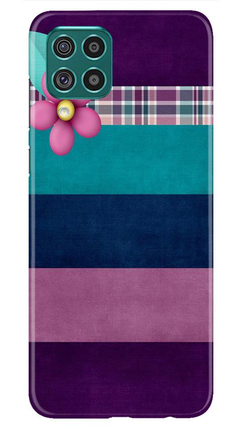 Purple Blue Mobile Back Case for Samsung Galaxy M12 (Design - 37) Purple Blue Case for Samsung Galaxy M12