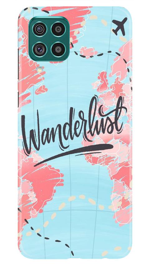 Wonderlust Travel Mobile Back Case for Samsung Galaxy F22 (Design - 223) Wonderlust Travel Case for Samsung Galaxy F22 (Design No. 223)