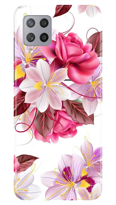 Beautiful flowers Mobile Back Case for Samsung Galaxy M42 (Design - 23) Beautiful flowers Case for Samsung Galaxy M42