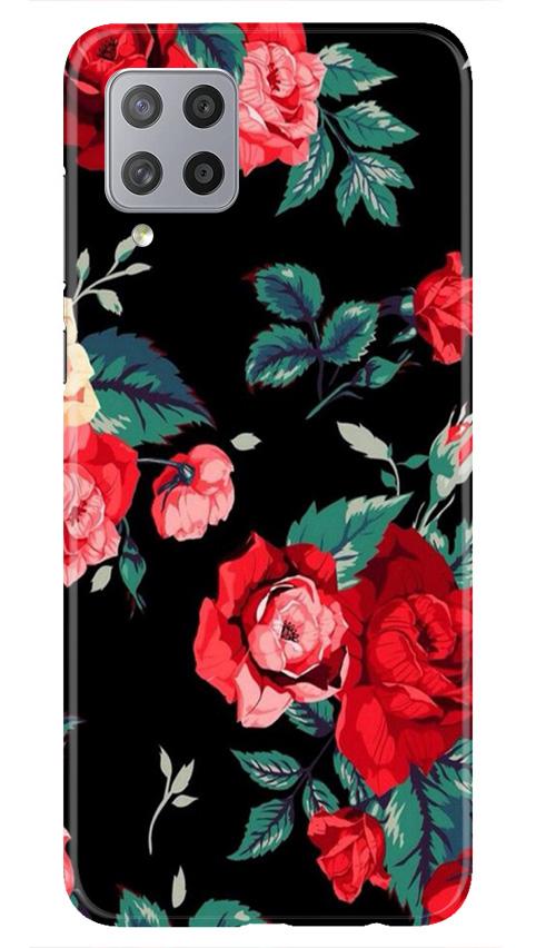 Red Rose2 Mobile Back Case for Samsung Galaxy M42 (Design - 81) Red Rose2 Case for Samsung Galaxy M42