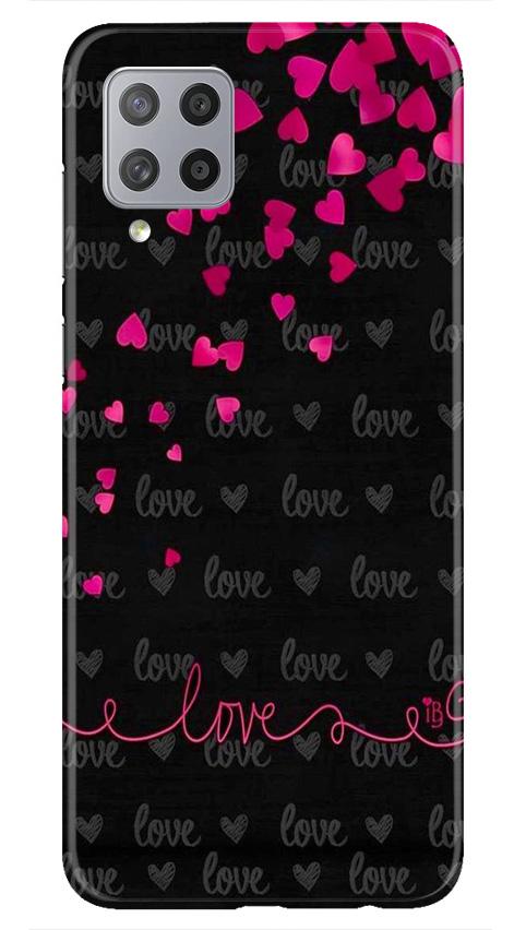 Love in Air Mobile Back Case for Samsung Galaxy M42 (Design - 89) Love in Air Case for Samsung Galaxy M42