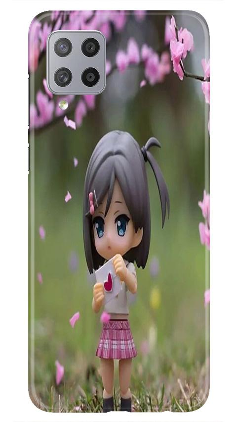 Cute Girl Mobile Back Case for Samsung Galaxy M42 (Design - 92) Cute Girl Case for Samsung Galaxy M42