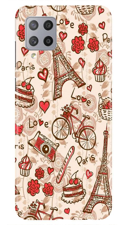 Love Paris Mobile Back Case for Samsung Galaxy M42 (Design - 103) Love Paris Case for Samsung Galaxy M42 (Design - 103)