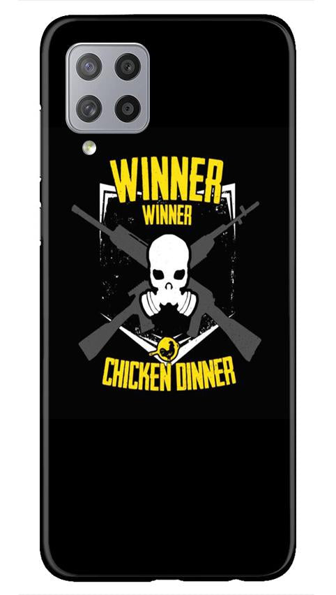 Winner Winner Chicken Dinner Mobile Back Case for Samsung Galaxy M42 (Design - 178) Winner Winner Chicken Dinner Case for Samsung Galaxy M42 (Design - 178)