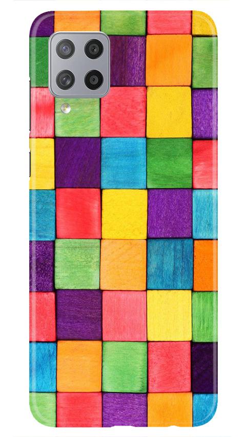 Colorful Square Mobile Back Case for Samsung Galaxy M42 (Design - 218) Colorful Square Case for Samsung Galaxy M42 (Design No. 218)
