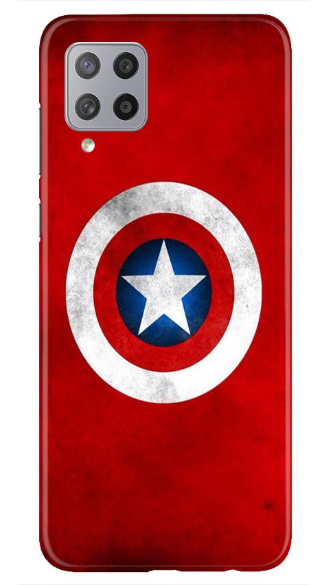 Captain America Mobile Back Case for Samsung Galaxy M42 (Design - 249) Captain America Case for Samsung Galaxy M42 (Design No. 249)