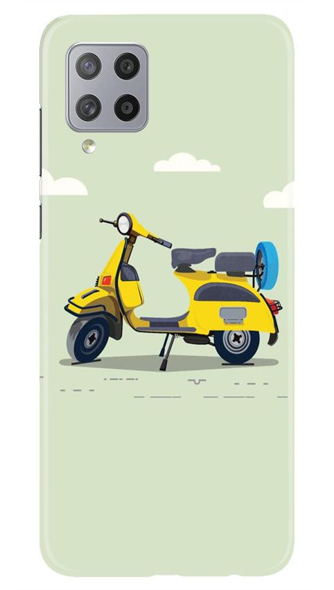 Vintage Scooter Mobile Back Case for Samsung Galaxy M42 (Design - 260) Vintage Scooter Case for Samsung Galaxy M42 (Design No. 260)
