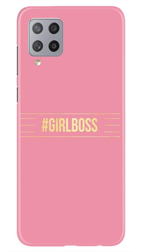 Girl Boss Pink Mobile Back Case for Samsung Galaxy M42 (Design - 263) Girl Boss Pink Case for Samsung Galaxy M42 (Design No. 263)