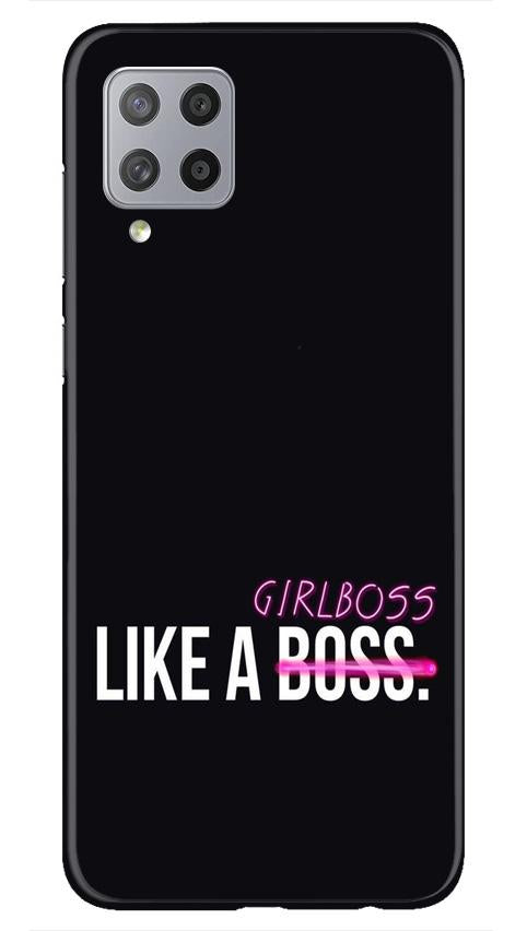 Like a Girl Boss Mobile Back Case for Samsung Galaxy M42 (Design - 265) Like a Girl Boss Case for Samsung Galaxy M42 (Design No. 265)