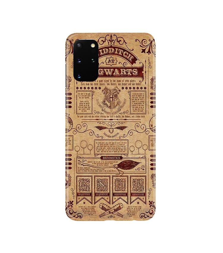 Hogwarts Mobile Back Case for Galaxy S20 Plus (Design - 304) Hogwarts Mobile Back Case for Galaxy S20 Plus (Design - 304)