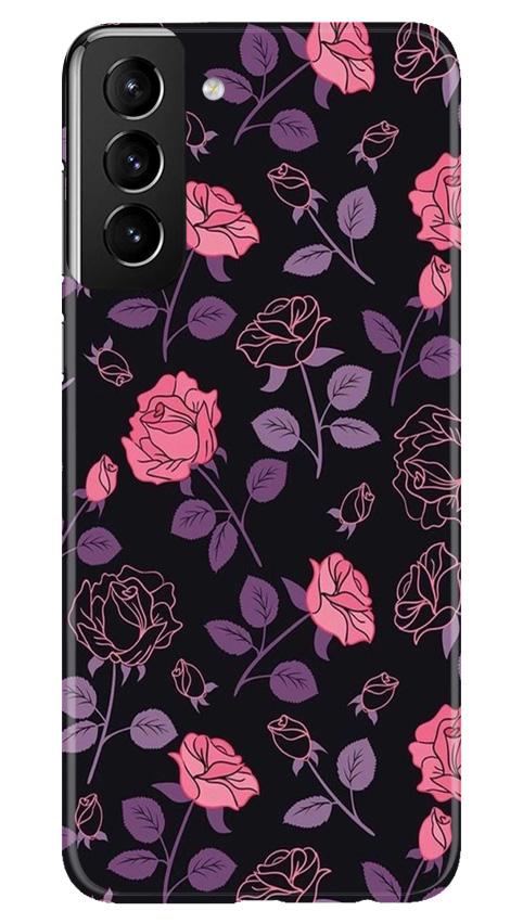 Rose Pattern Mobile Back Case for Samsung Galaxy S21 Plus (Design - 2) Rose Pattern Case for Samsung Galaxy S21 Plus