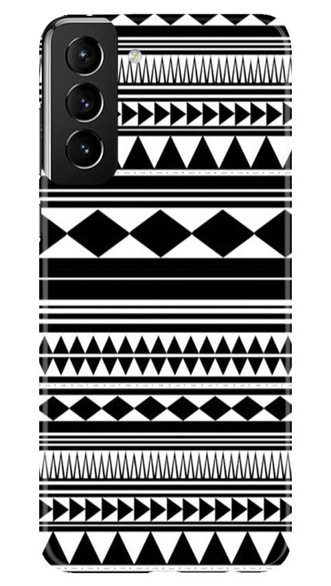 Black white Pattern Mobile Back Case for Samsung Galaxy S21 Plus (Design - 5) Black white Pattern Case for Samsung Galaxy S21 Plus