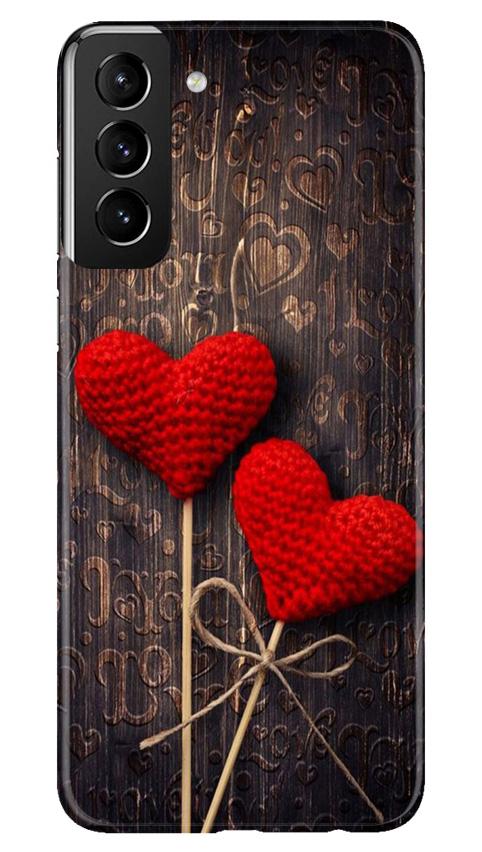 Red Hearts Mobile Back Case for Samsung Galaxy S21 Plus (Design - 80) Red Hearts Case for Samsung Galaxy S21 Plus