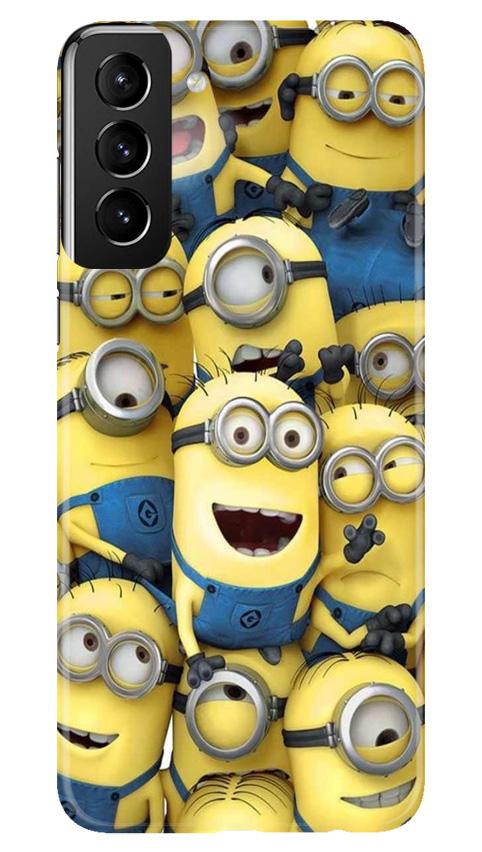 Minions Mobile Back Case for Samsung Galaxy S21 Plus (Design - 127) Minions Case for Samsung Galaxy S21 Plus (Design - 127)