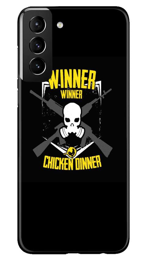 Winner Winner Chicken Dinner Mobile Back Case for Samsung Galaxy S21 Plus (Design - 178) Winner Winner Chicken Dinner Case for Samsung Galaxy S21 Plus (Design - 178)