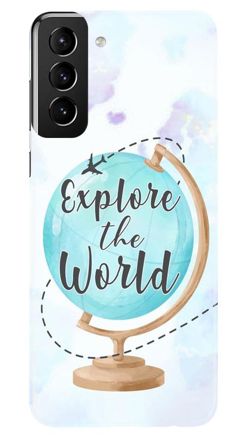 Explore the World Mobile Back Case for Samsung Galaxy S21 Plus (Design - 207) Explore the World Case for Samsung Galaxy S21 Plus (Design No. 207)