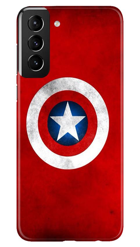 Captain America Mobile Back Case for Samsung Galaxy S21 Plus (Design - 249) Captain America Case for Samsung Galaxy S21 Plus (Design No. 249)