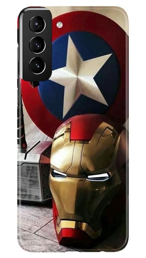 Ironman Captain America Mobile Back Case for Samsung Galaxy S21 5G (Design - 254) Ironman Captain America Case for Samsung Galaxy S21 5G (Design No. 254)