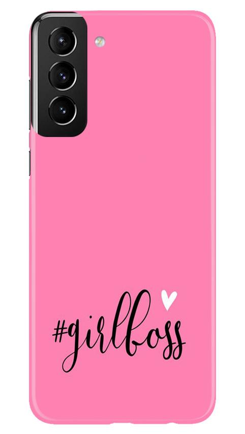 Girl Boss Pink Mobile Back Case for Samsung Galaxy S21 5G (Design - 269) Girl Boss Pink Case for Samsung Galaxy S21 5G (Design No. 269)