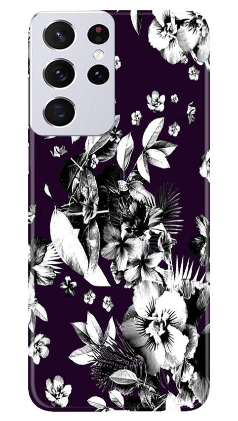 white flowers Mobile Back Case for Samsung Galaxy S21 Ultra (Design - 7) white flowers Case for Samsung Galaxy S21 Ultra